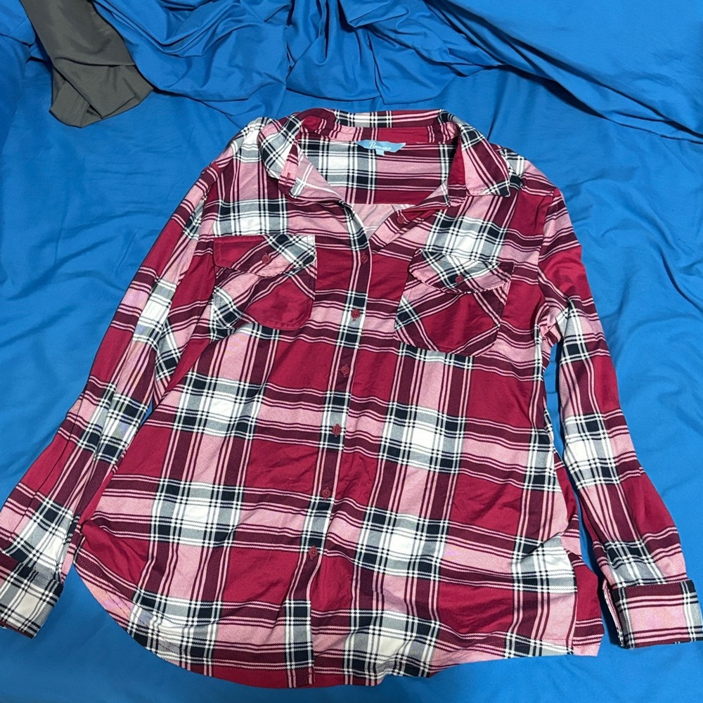 Penman's Red and Black Plaid Shirt